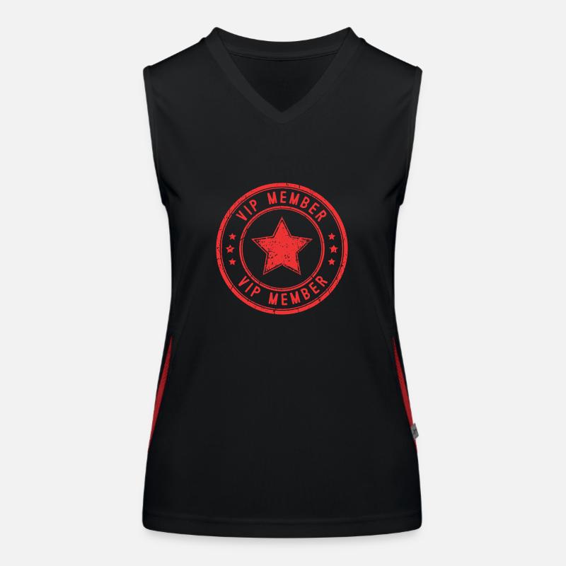 Vip Mitglied Funktionelles Kontrast-Tank Top für Frauen