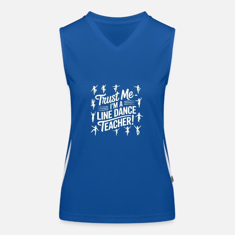 Line Dance Instructor - Trust Me Women's Functional Contrast Tank Top