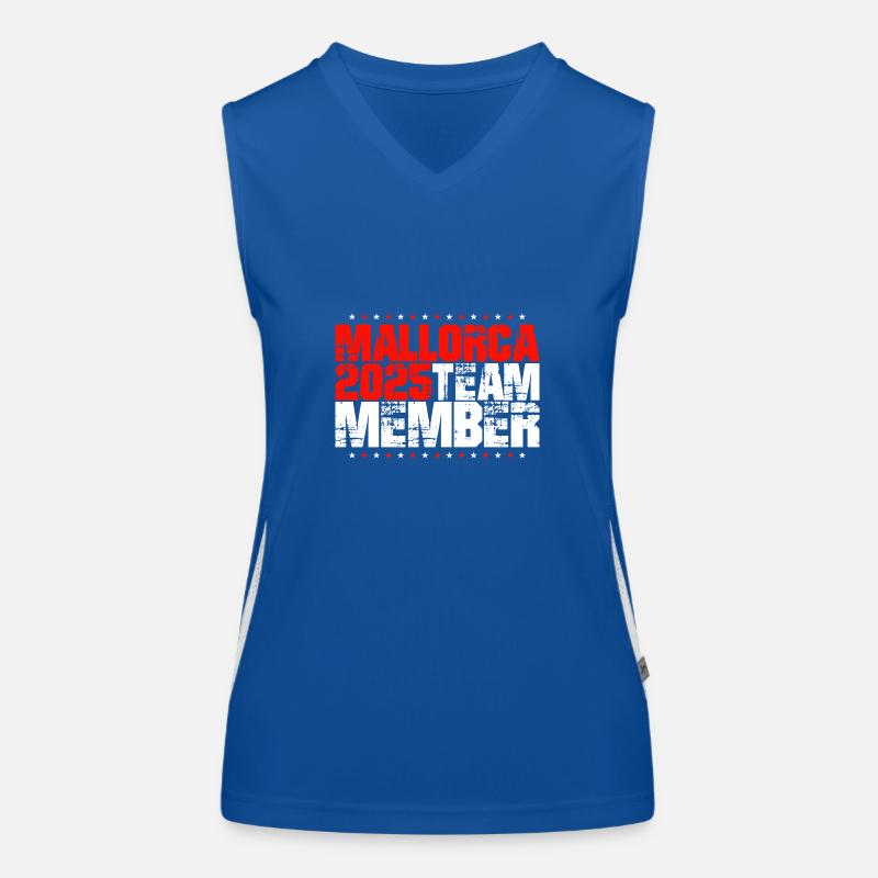 Mallorca 2025 Team Funktionelles Kontrast-Tank Top für Frauen