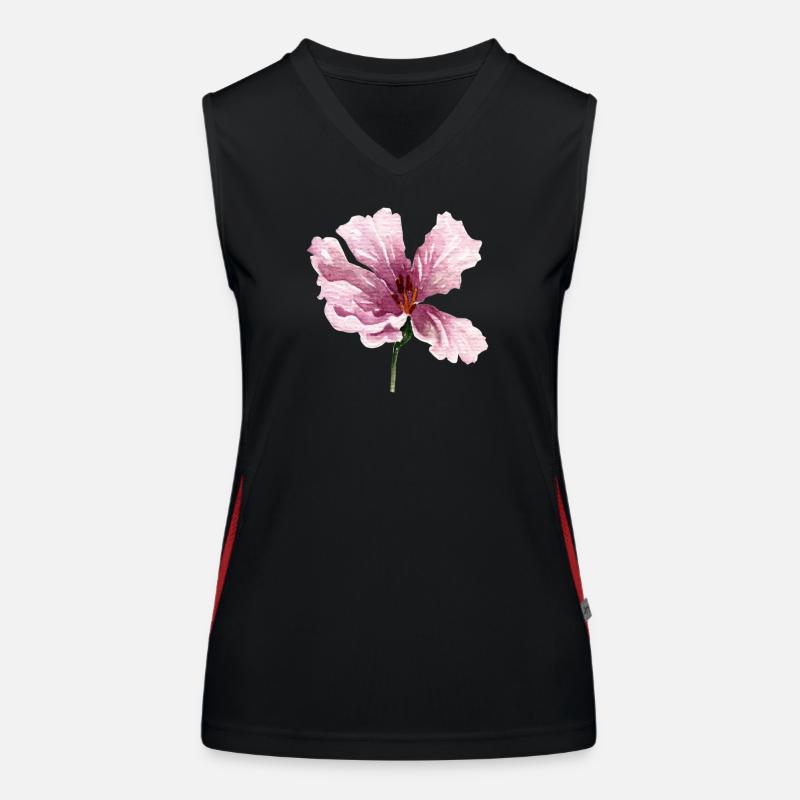 blume Funktionelles Kontrast-Tank Top für Frauen