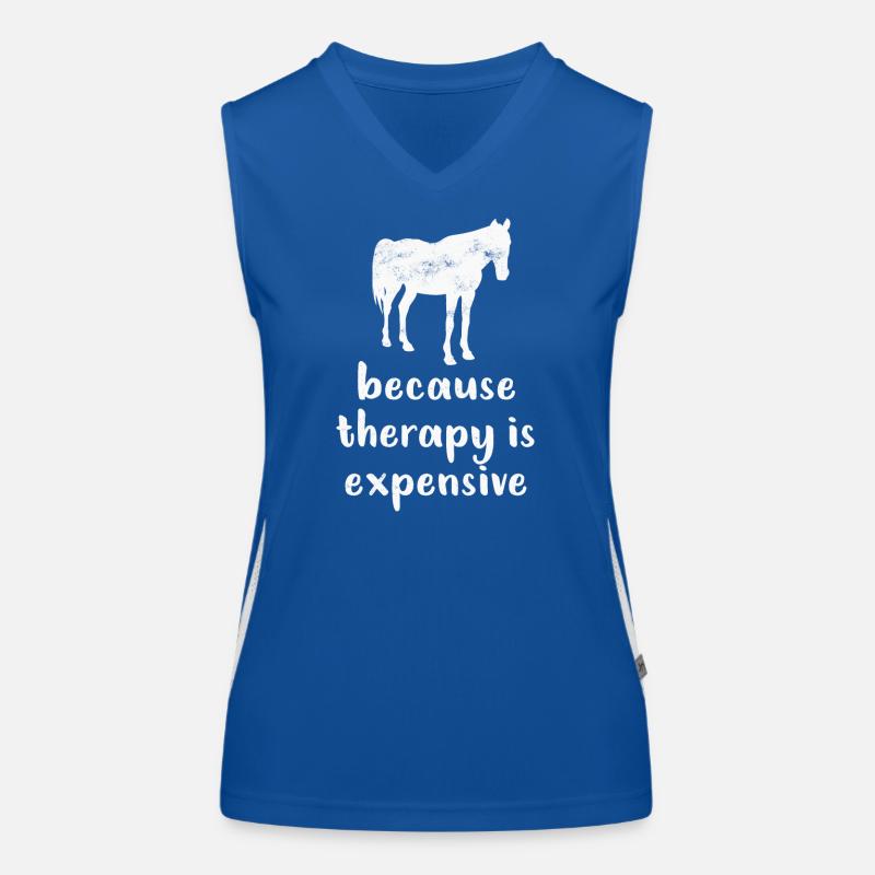Pferd Pferde Funktionelles Kontrast-Tank Top für Frauen