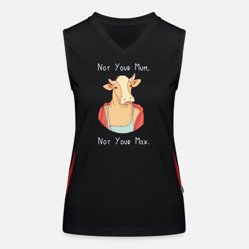 Pas ta mère, pas ton lait Débardeur respirant contrasté Femme
