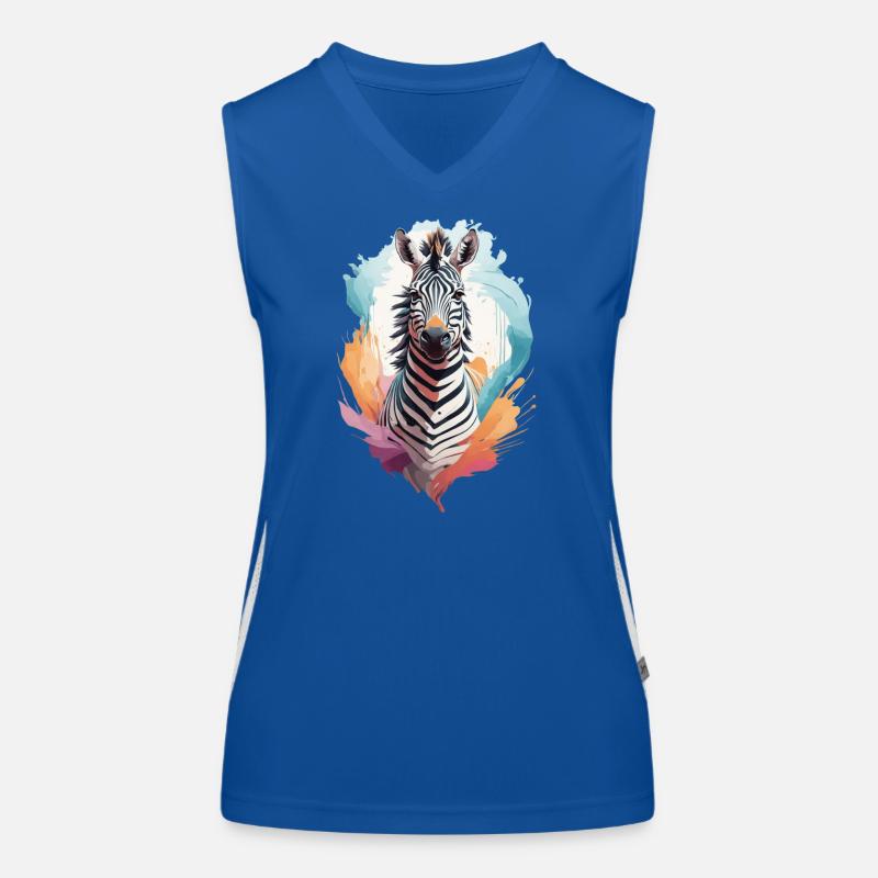 Zebra Women's Functional Contrast Tank Top
