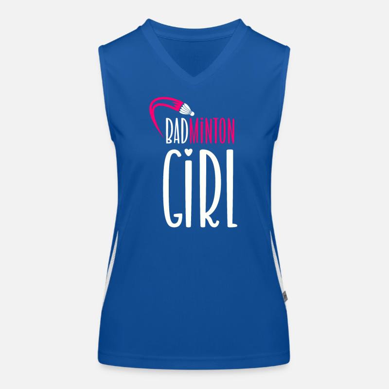 Badminton Mädchen Funktionelles Kontrast-Tank Top für Frauen