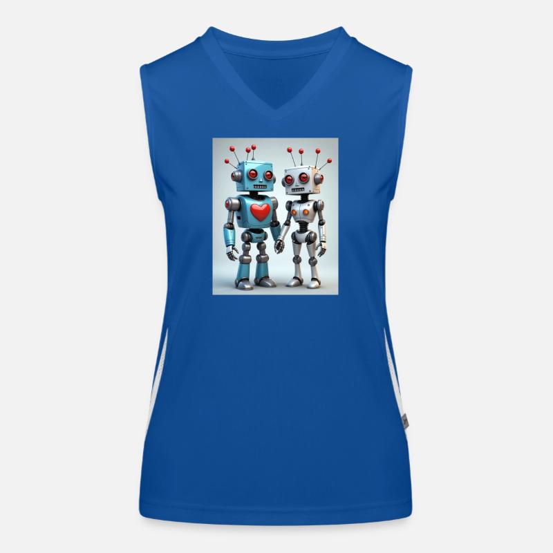 Couple de robots Débardeur respirant contrasté Femme
