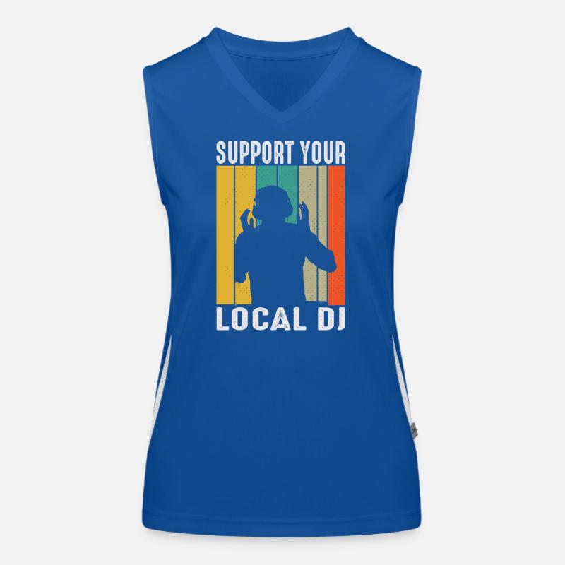 DJ Outfit Geschenke Funktionelles Kontrast-Tank Top für Frauen