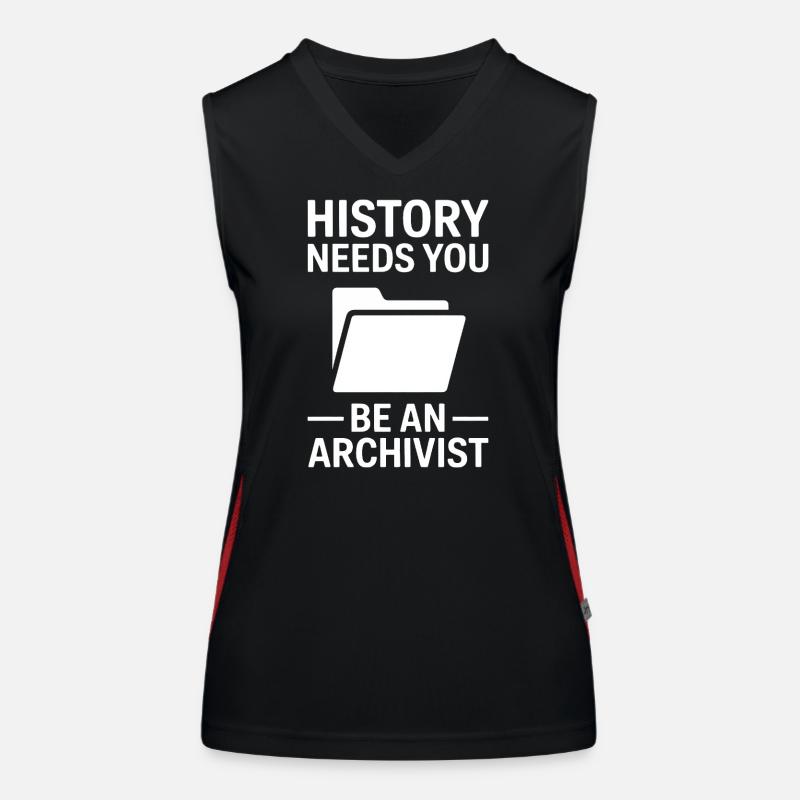 History Needs You Archivist Women's Functional Contrast Tank Top