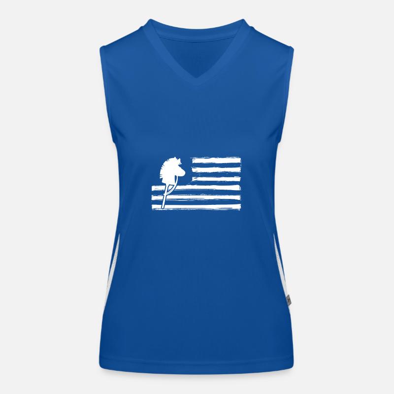 Steckenpferd Hobby Horsing Funktionelles Kontrast-Tank Top für Frauen