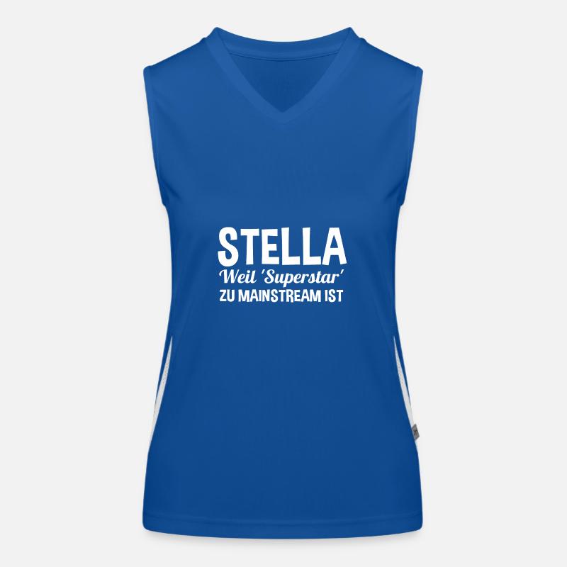 First name Stella Women's Functional Contrast Tank Top