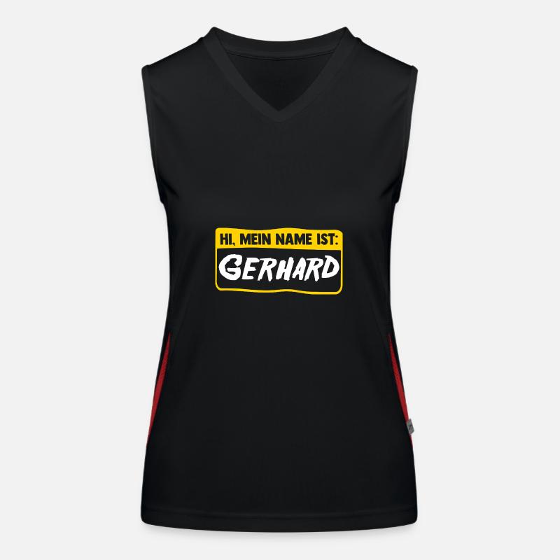 Gerhard Funktionelles Kontrast-Tank Top für Frauen