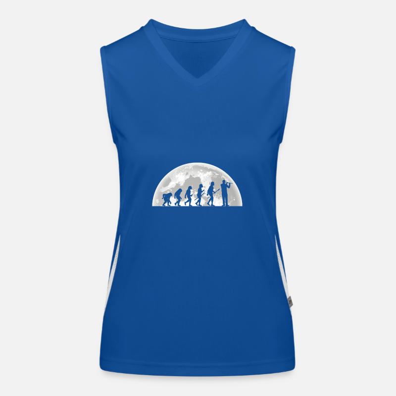 Flautist Evolution Flute Women's Functional Contrast Tank Top