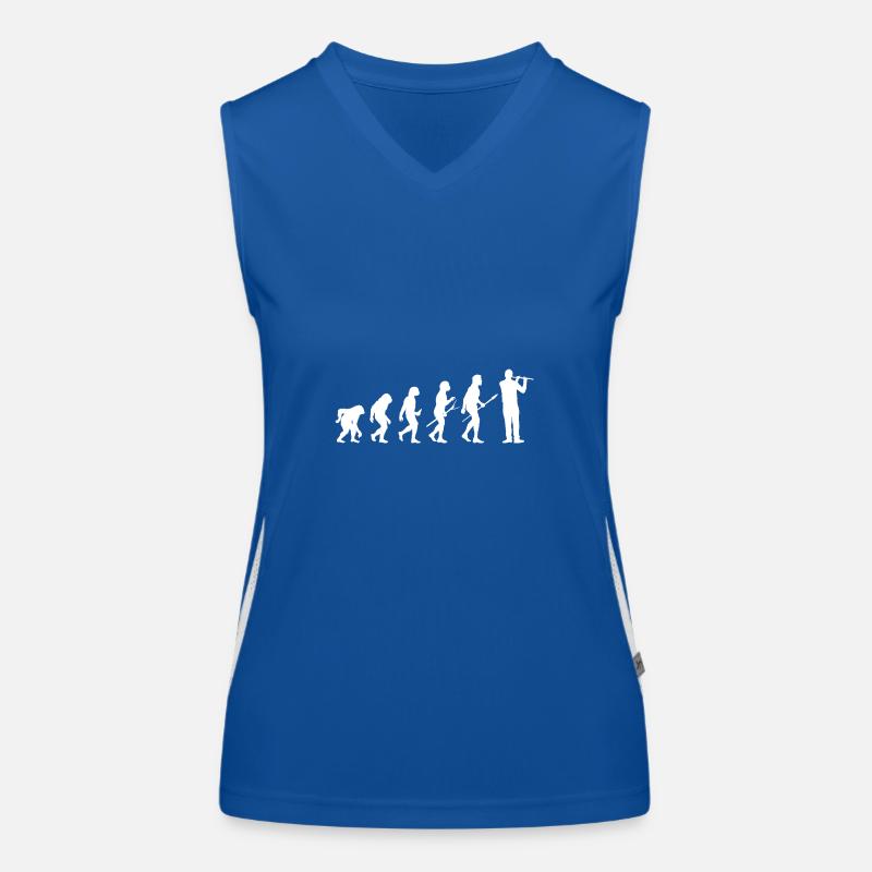 Flautist Evolution Flute Women's Functional Contrast Tank Top