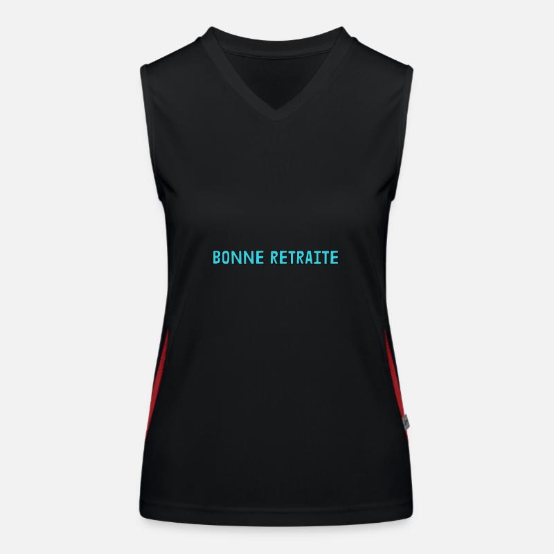 RETRAITE. RETRAITE. RETRAITEE. RETRAITE Débardeur respirant contrasté Femme