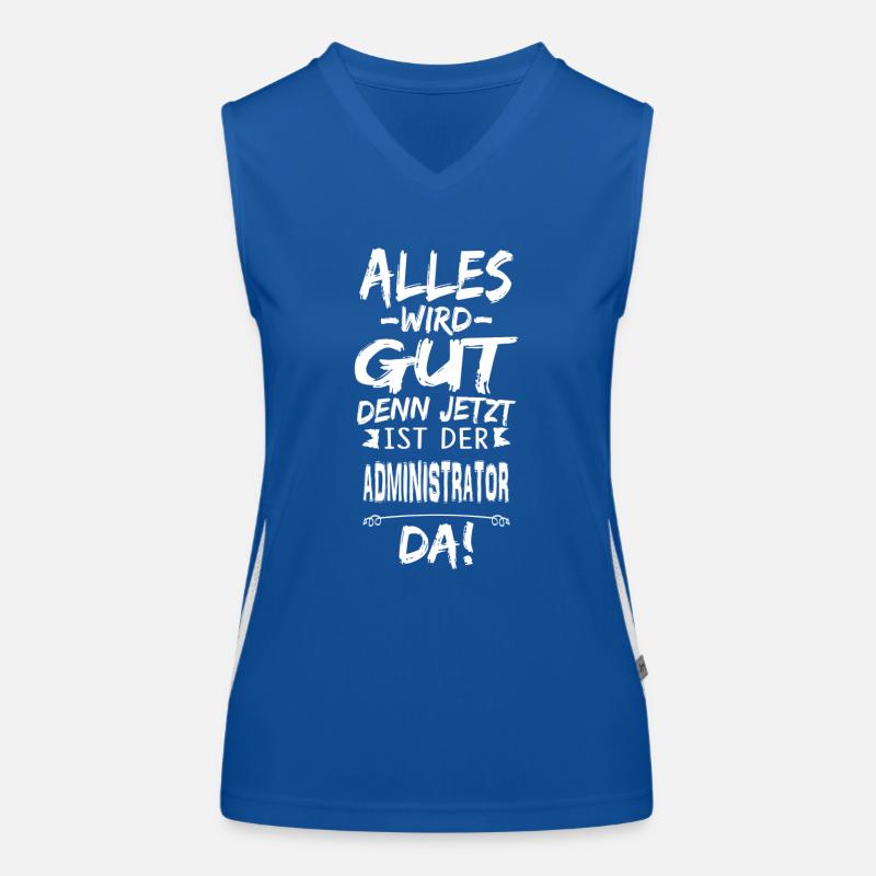 ADMINISTRATOR Funktionelles Kontrast-Tank Top für Frauen
