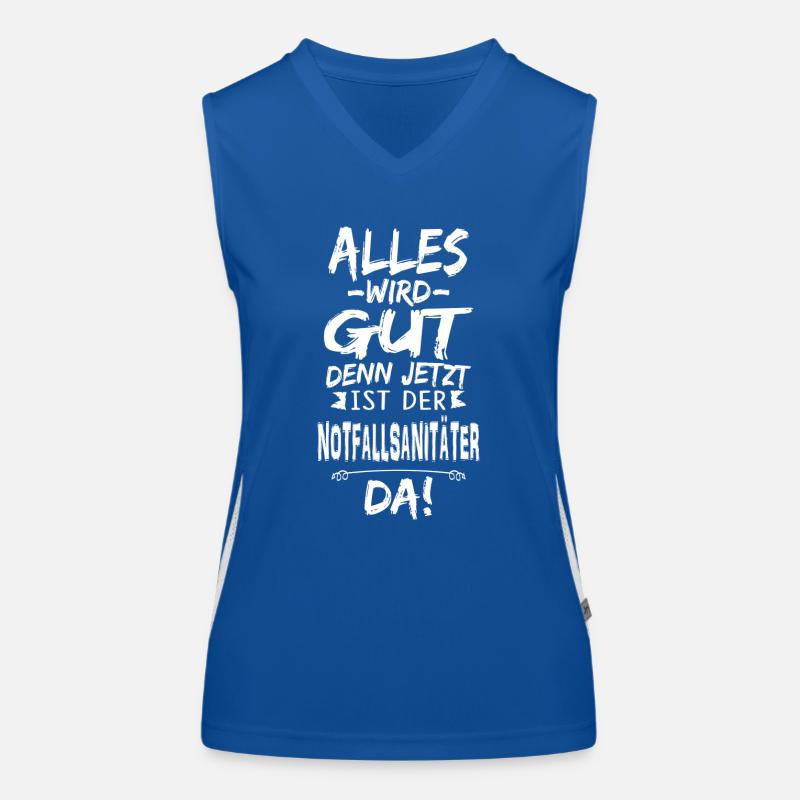 NOTFALLSANITÄTER Funktionelles Kontrast-Tank Top für Frauen