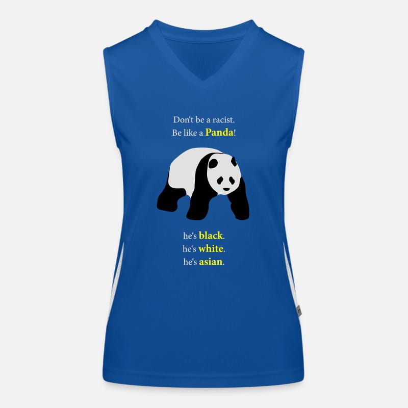 Be like a Panda! Funktionelles Kontrast-Tank Top für Frauen