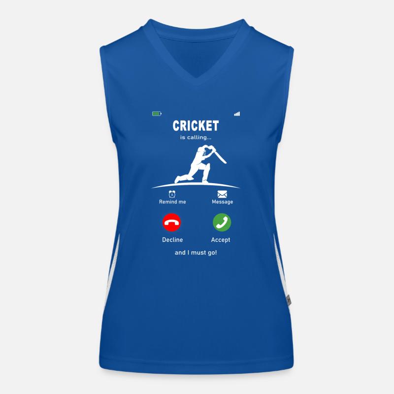 Le cricket appelle Débardeur respirant contrasté Femme