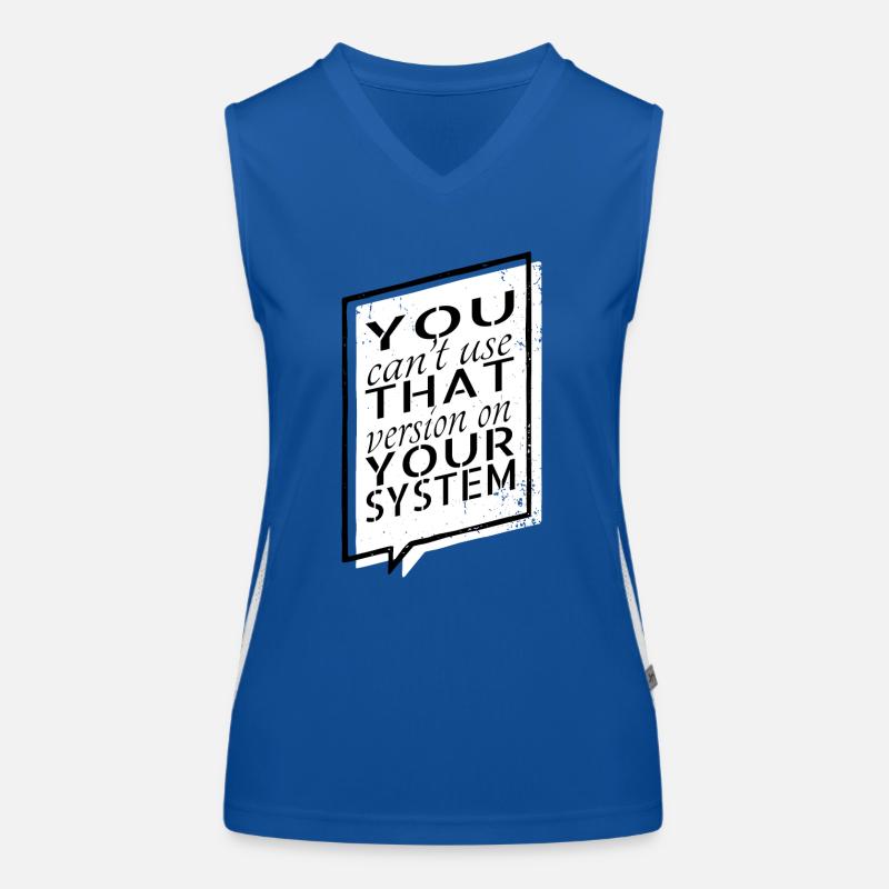 drôle de citation ordinateurs c programmation sharp Débardeur respirant contrasté Femme