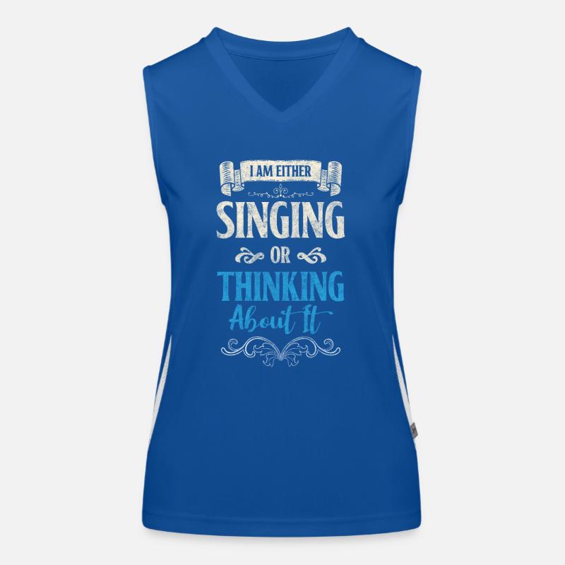 Musik Leidenschaft Chor Auftritt Funktionelles Kontrast-Tank Top für Frauen