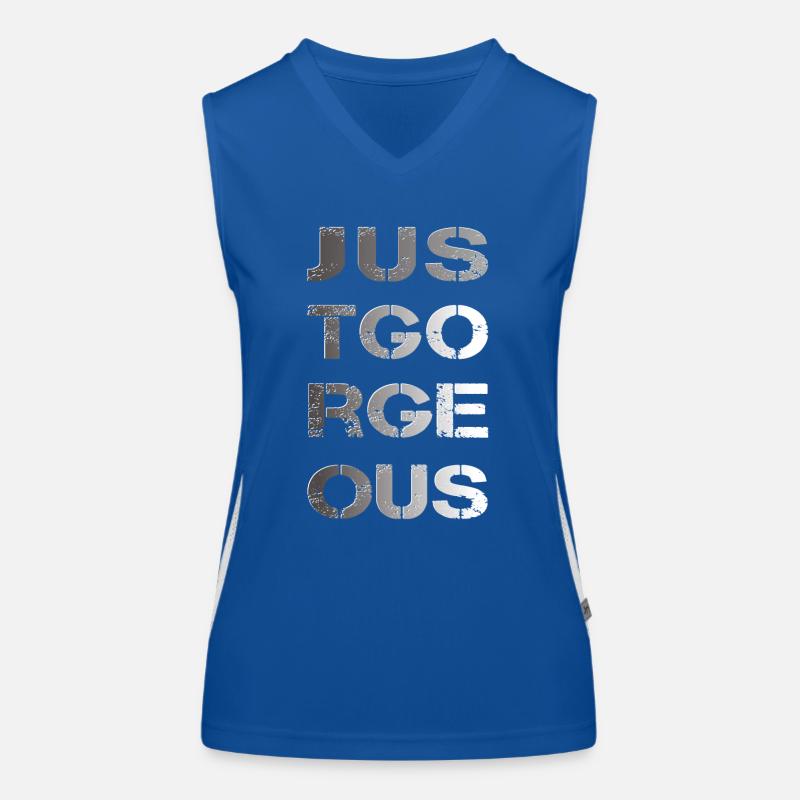 semplicemente stupendo Top sportivo da donna in contrasto cromatico