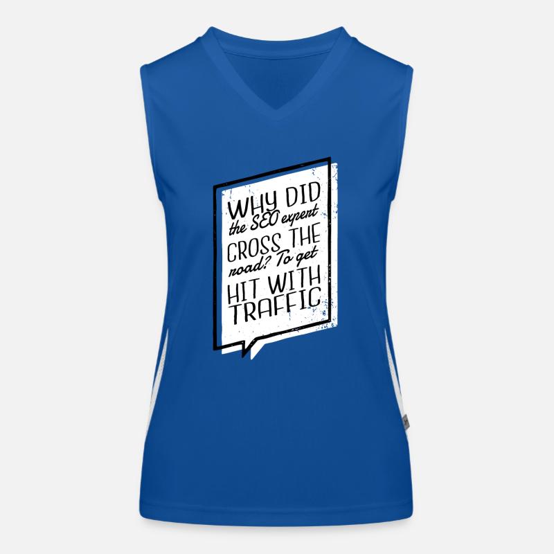 programmation informatique admin blagues heureux docteur Débardeur respirant contrasté Femme