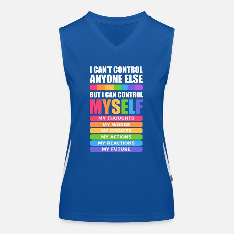 Mobbing Funktionelles Kontrast-Tank Top für Frauen