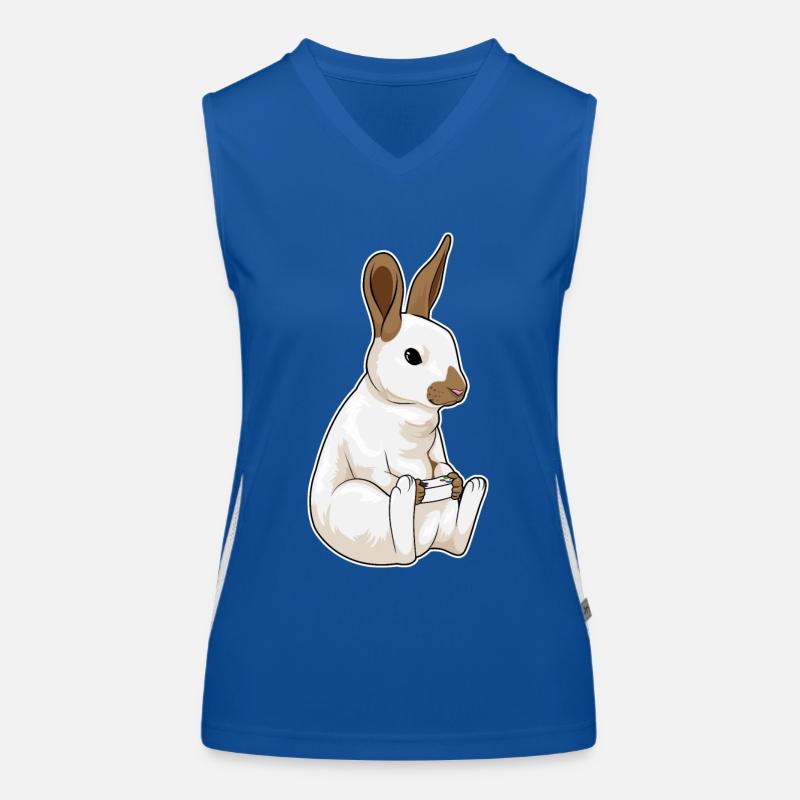 Hase Gamer Controller Funktionelles Kontrast-Tank Top für Frauen