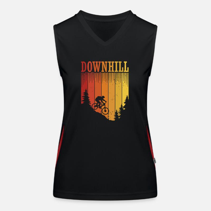 Mountain Biking MTB Downhill Mountain Biker Women's Functional Contrast Tank Top