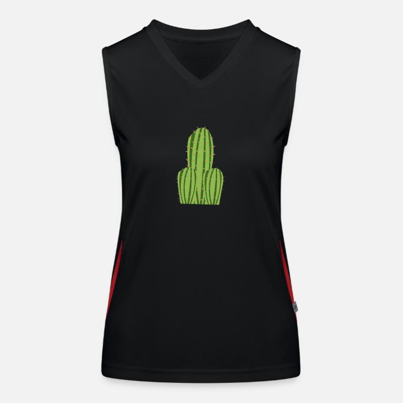 Cactus penis Women's Functional Contrast Tank Top