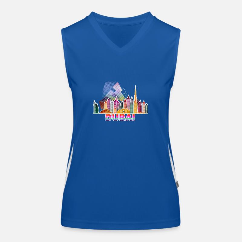 Dubai 3 J Funktionelles Kontrast-Tank Top für Frauen