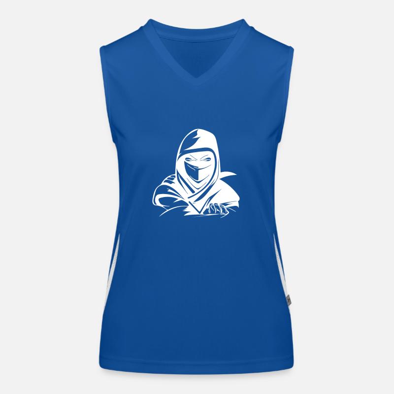 Kraftsport Freizeit Style Ninja Athlet Warrior Funktionelles Kontrast-Tank Top für Frauen