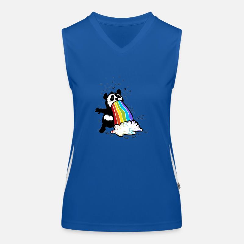 Panda_kotzt Funktionelles Kontrast-Tank Top für Frauen