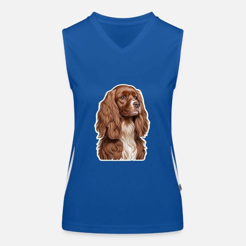 Kingston Cavalier Spaniel Débardeur respirant contrasté Femme