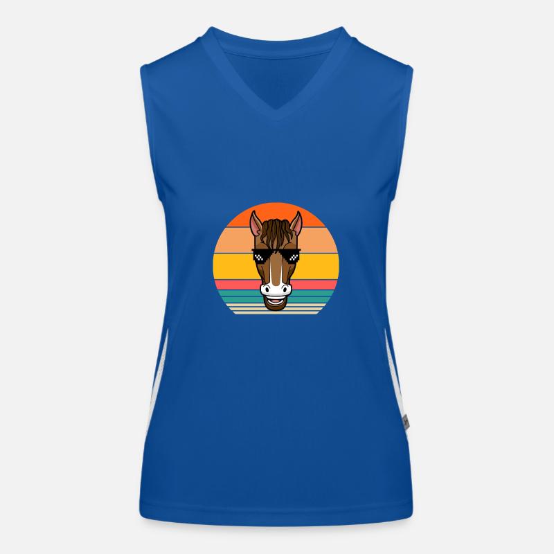 Riding Horse Women's Functional Contrast Tank Top