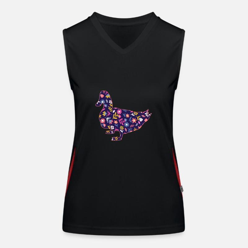 Ducks Women's Functional Contrast Tank Top