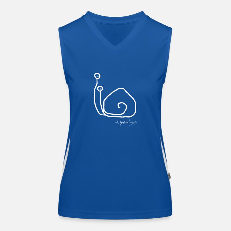 Escargotsolomeeting - Singleescargot Débardeur respirant contrasté Femme