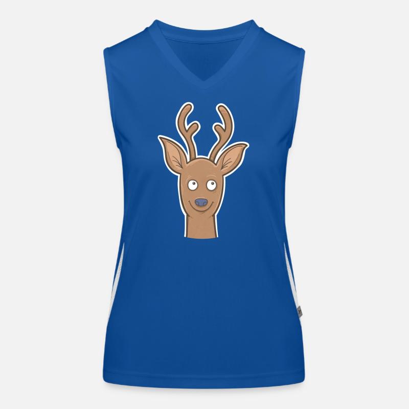Rehbock Funktionelles Kontrast-Tank Top für Frauen