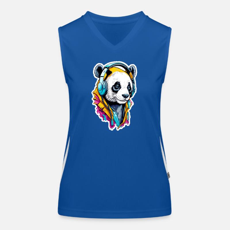 Panda Women's Functional Contrast Tank Top