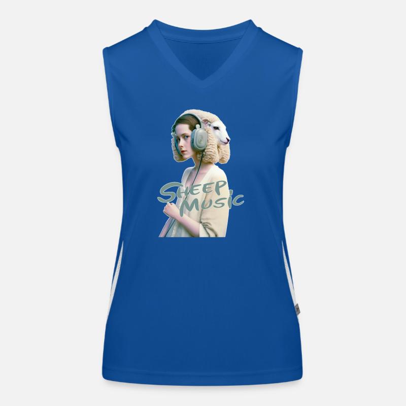 Anthropomorph 10 Tippfehler Funktionelles Kontrast-Tank Top für Frauen