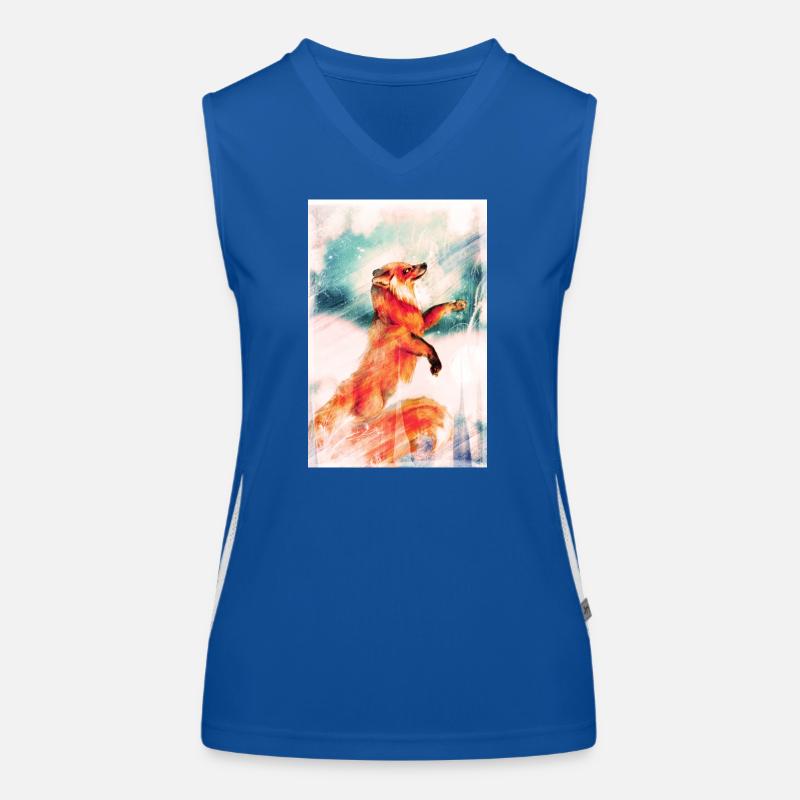 Winter fox. Women's Functional Contrast Tank Top