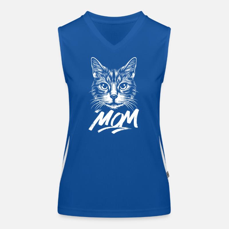 Chat-Maman-Chat-Chaton-Chat-Chats Débardeur respirant contrasté Femme