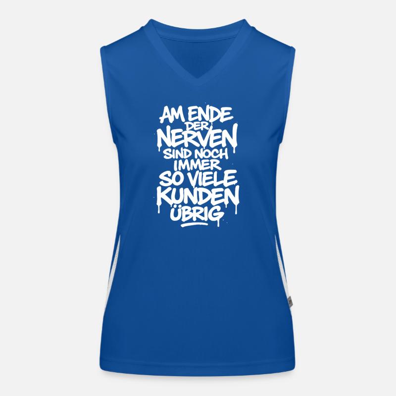 À bout de nerfs, il reste encore beaucoup de clients Débardeur respirant contrasté Femme