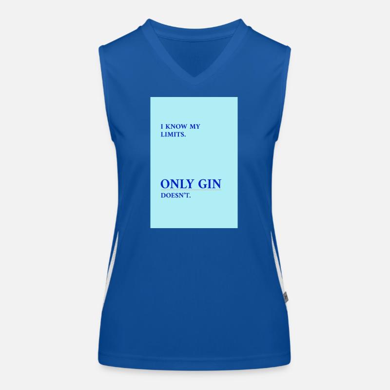 Le gin n’a pas de limites Débardeur respirant contrasté Femme