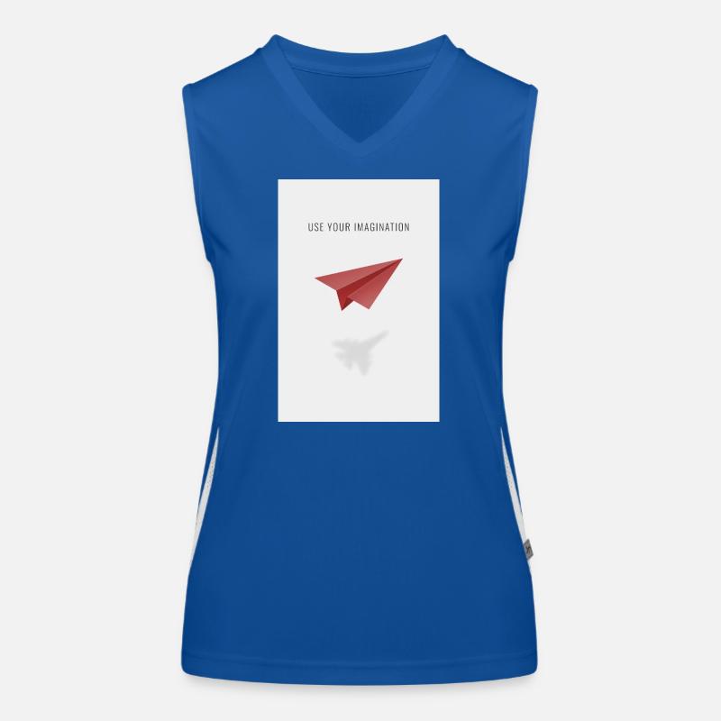 Utilisez votre imagination Débardeur respirant contrasté Femme