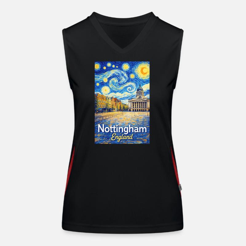 Nottingham, England Women's Functional Contrast Tank Top