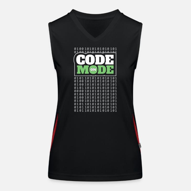 Codemodus An – Programmierung von Softwareentwickler Programmierer Funktionelles Kontrast-Tank Top für Frauen