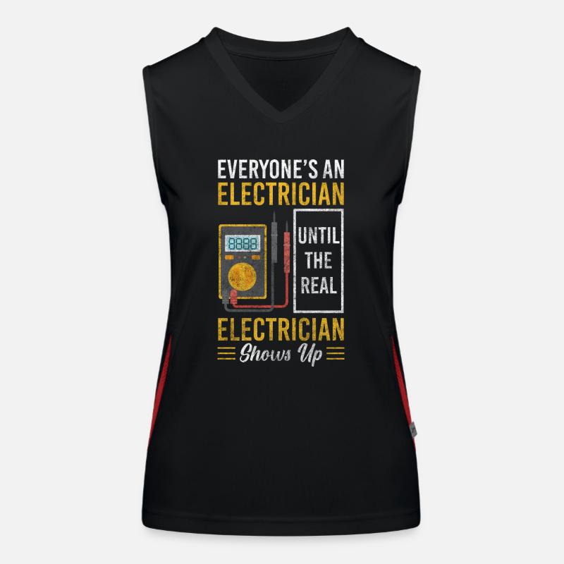 Electrics Electronics Electrical Women's Functional Contrast Tank Top