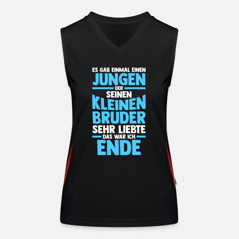 Geschwister Brüder Bruder Funktionelles Kontrast-Tank Top für Frauen