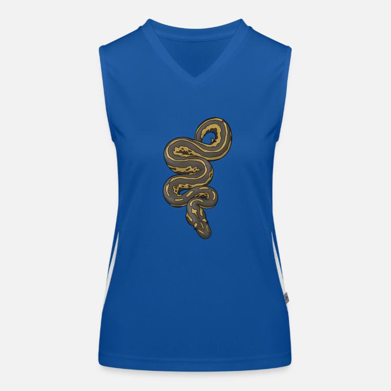 Python/Schlange Funktionelles Kontrast-Tank Top für Frauen