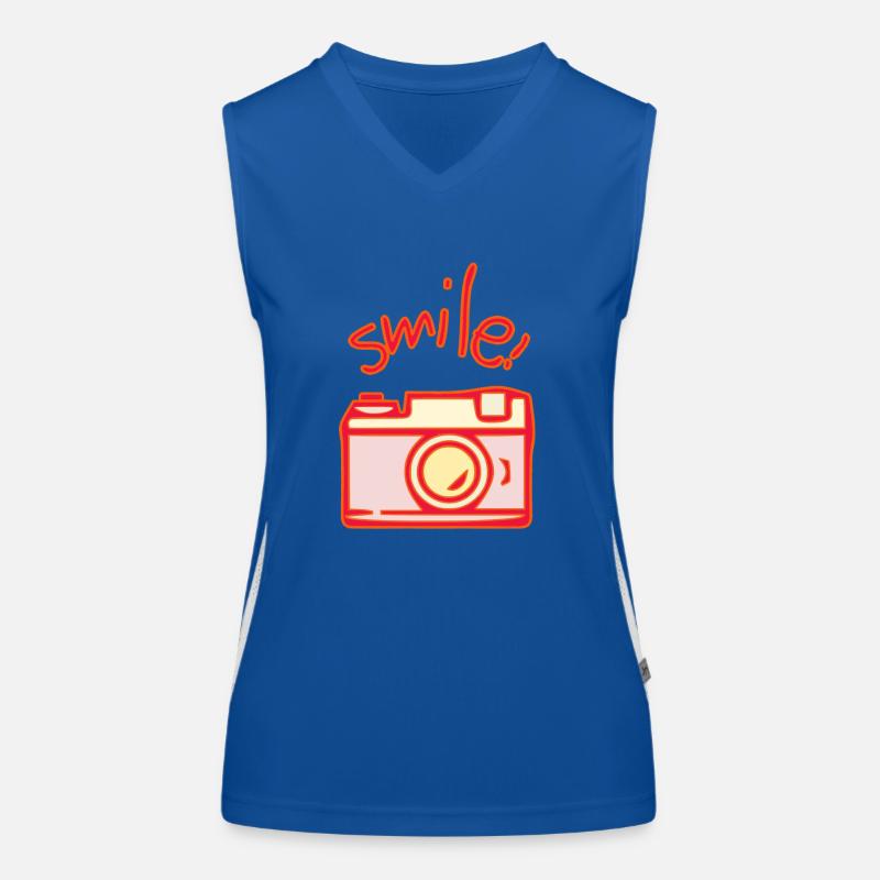 Camera Women's Functional Contrast Tank Top